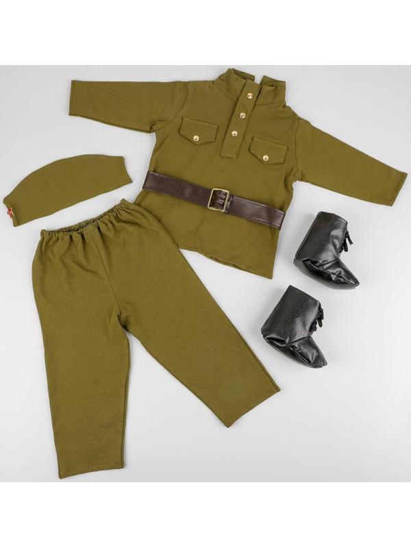 Военная форма «Солдатик», 9-12 месяцев, рост 85 см