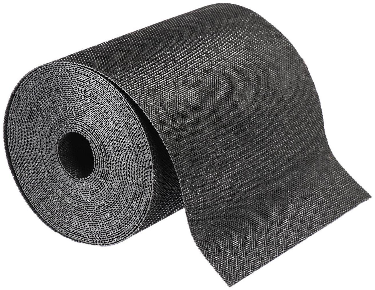 Лента бордюрная, 0.2 × 10 м, толщина 1.2 мм, пластиковая, чёрная, Greengo