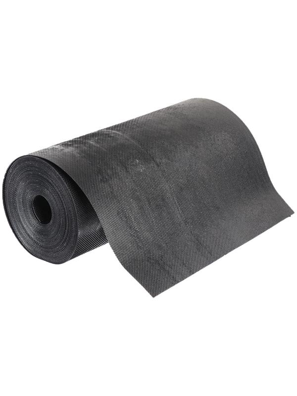 Лента бордюрная, 0.3 × 10 м, толщина 1.2 мм, пластиковая чёрная, Greengo