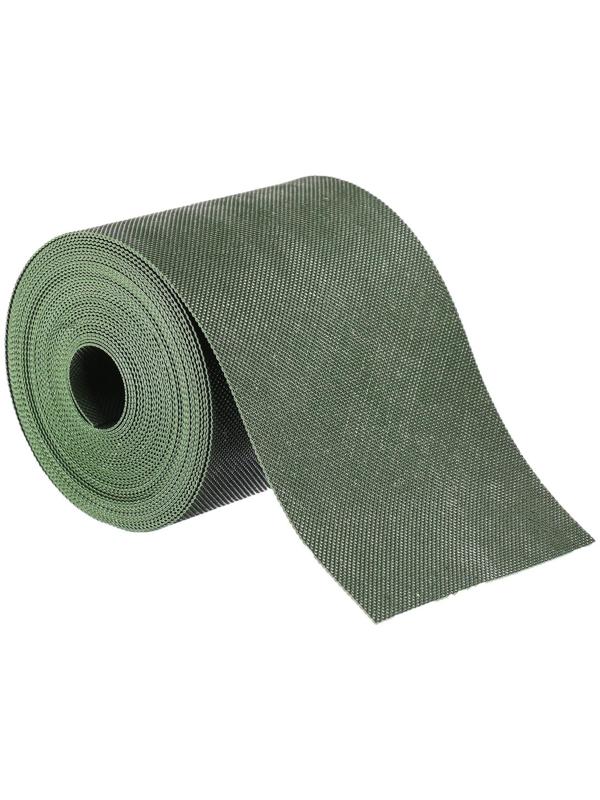 Лента бордюрная, 0.15 × 10 м, толщина 1.2 мм, пластиковая, зелёная, Greengo