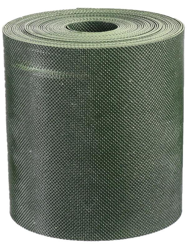 Лента бордюрная, 0.15 × 10 м, толщина 1.2 мм, пластиковая, зелёная, Greengo