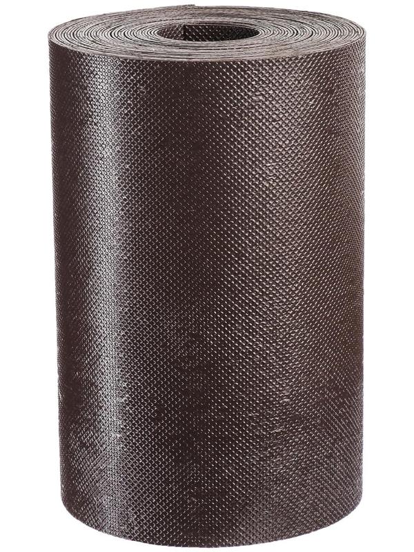 Лента бордюрная, 0.2 × 10 м, толщина 1.2 мм, пластиковая, коричневая, Greengo