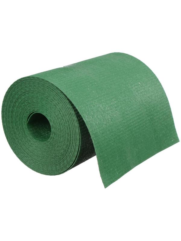 Лента бордюрная, 0.2 × 10 м, толщина 1.2 мм, пластиковая, зелёная, Greengo