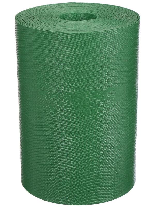Лента бордюрная, 0.2 × 10 м, толщина 1.2 мм, пластиковая, зелёная, Greengo