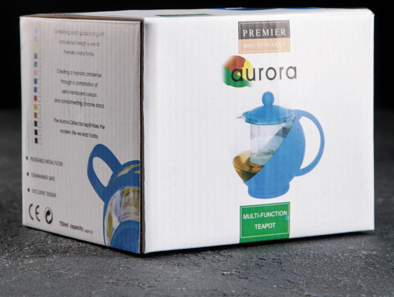 Чайник стеклянный заварочный «Флора», 700 мл, с металлическим ситом, цвет МИКС