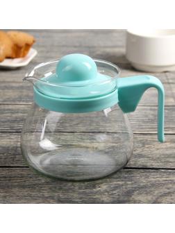 Чайник стеклянный заварочный «Рикки», 800 мл, цвет МИКС