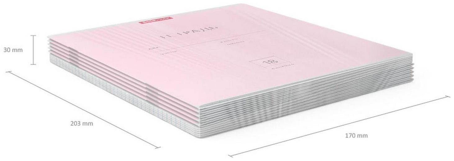 Тетрадь 18 листов в линейку ErichKrause 