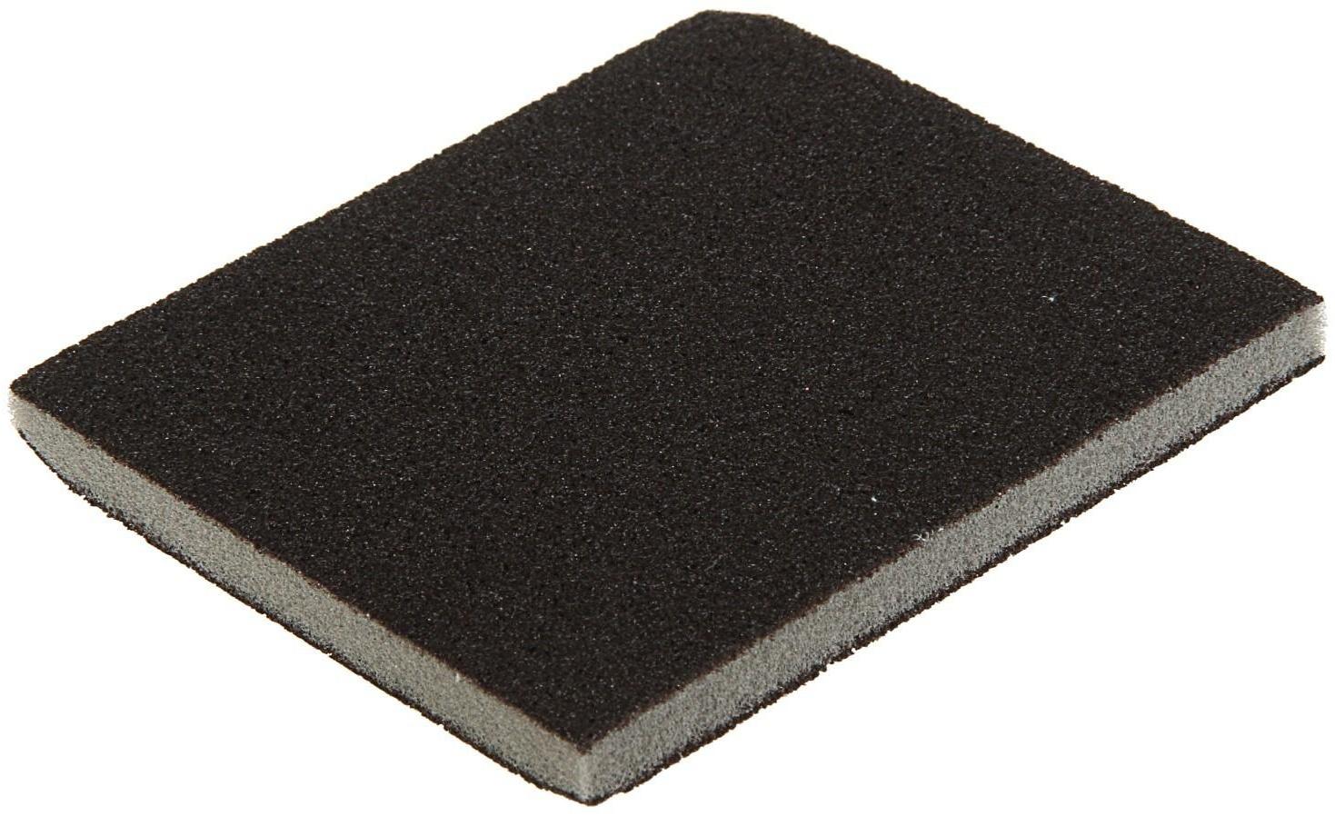 Губка абразивная шлифовальная ТУНДРА, мягкая, 125 х 100 х 10 мм, Р40
