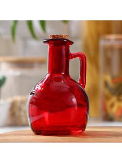 Бутыль стеклянная для соусов и масла Доляна «Олио», 200 мл, h=12 см, цвет МИКС