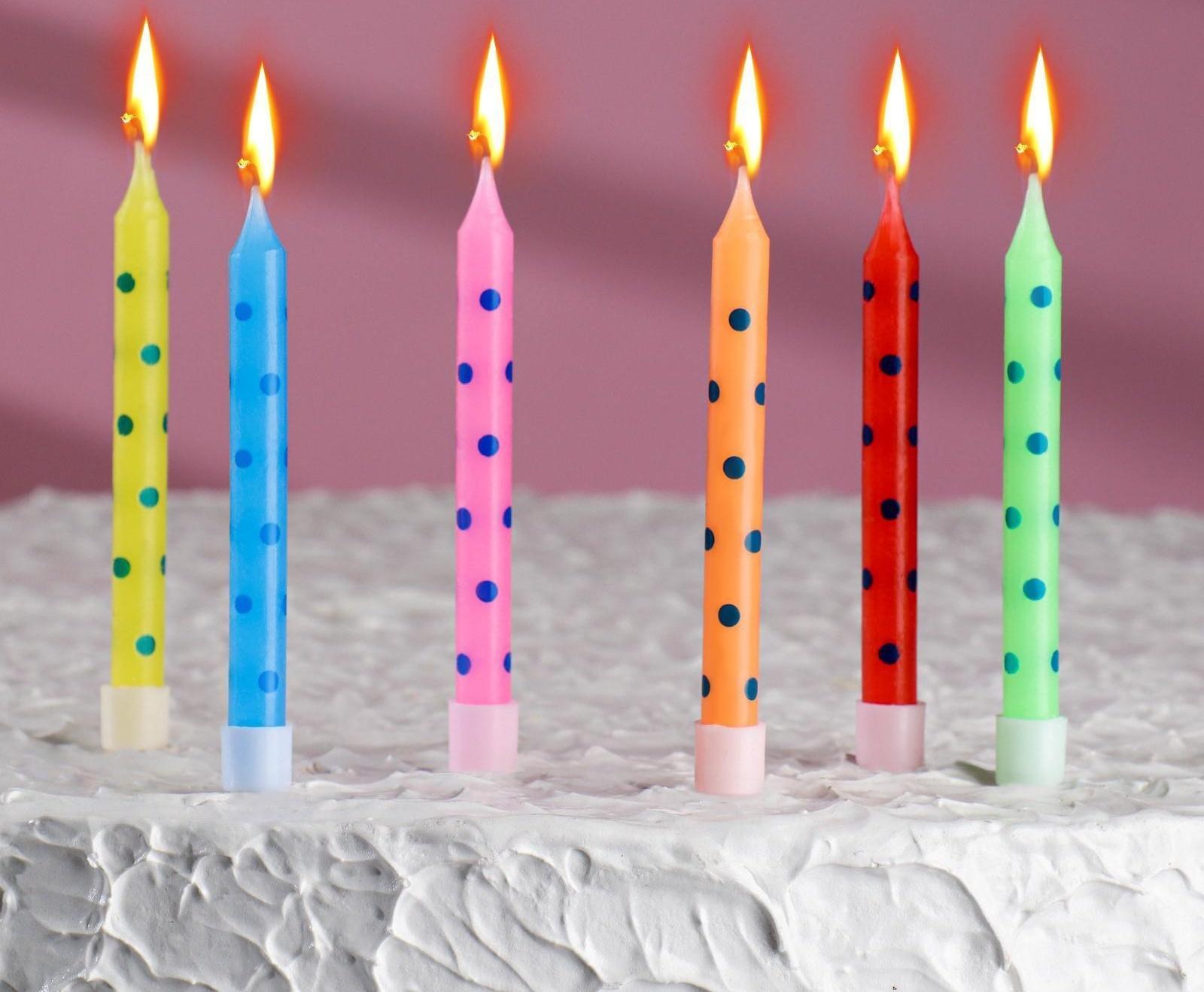 Свечи в торт 