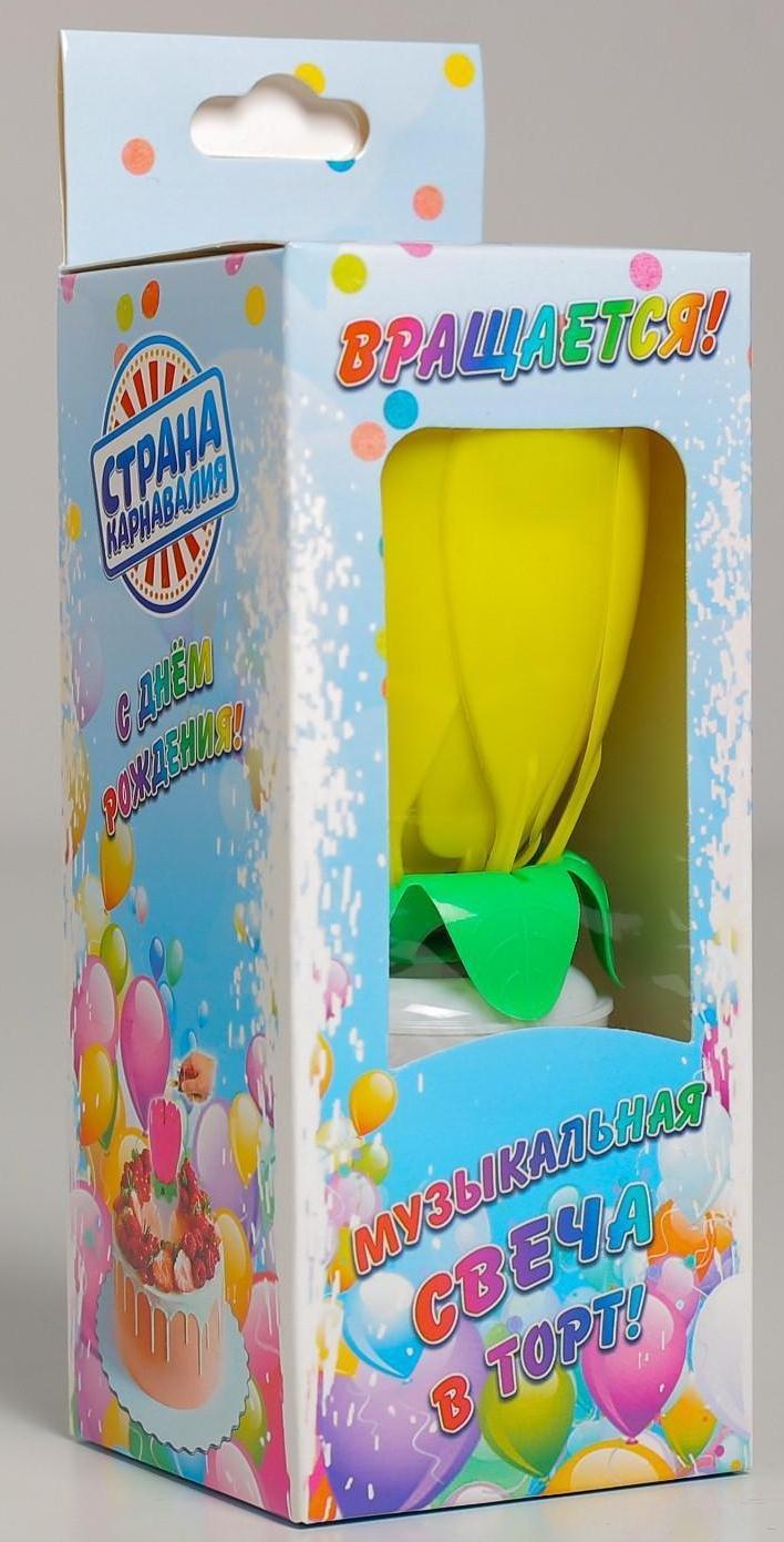Свеча для торта музыкальная 