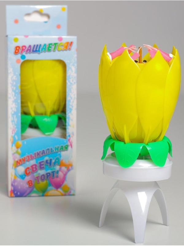 Свеча для торта музыкальная 