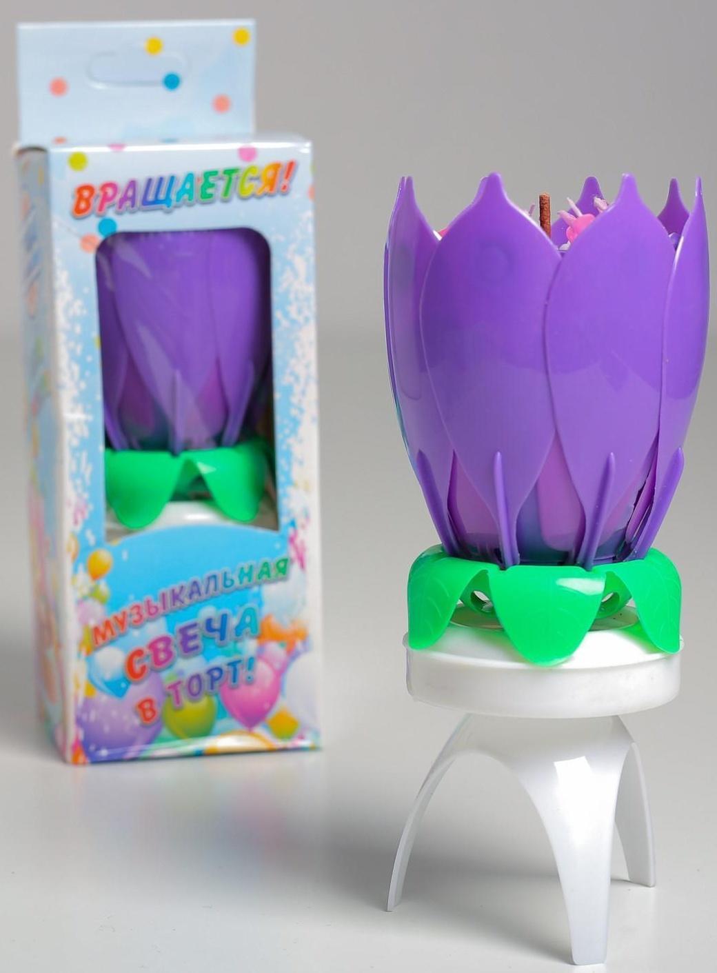 Свеча для торта музыкальная 
