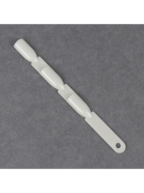 Палитра для лаков на кольце, форма квадрат, 50 шт по 3 ногтя, цвет слоновая кость