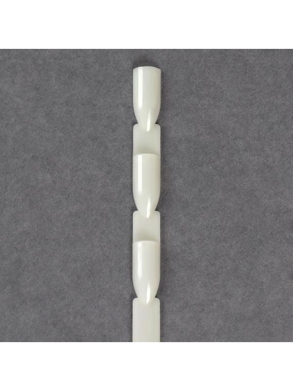 Палитра для лаков на кольце, форма квадрат, 50 шт по 3 ногтя, цвет слоновая кость