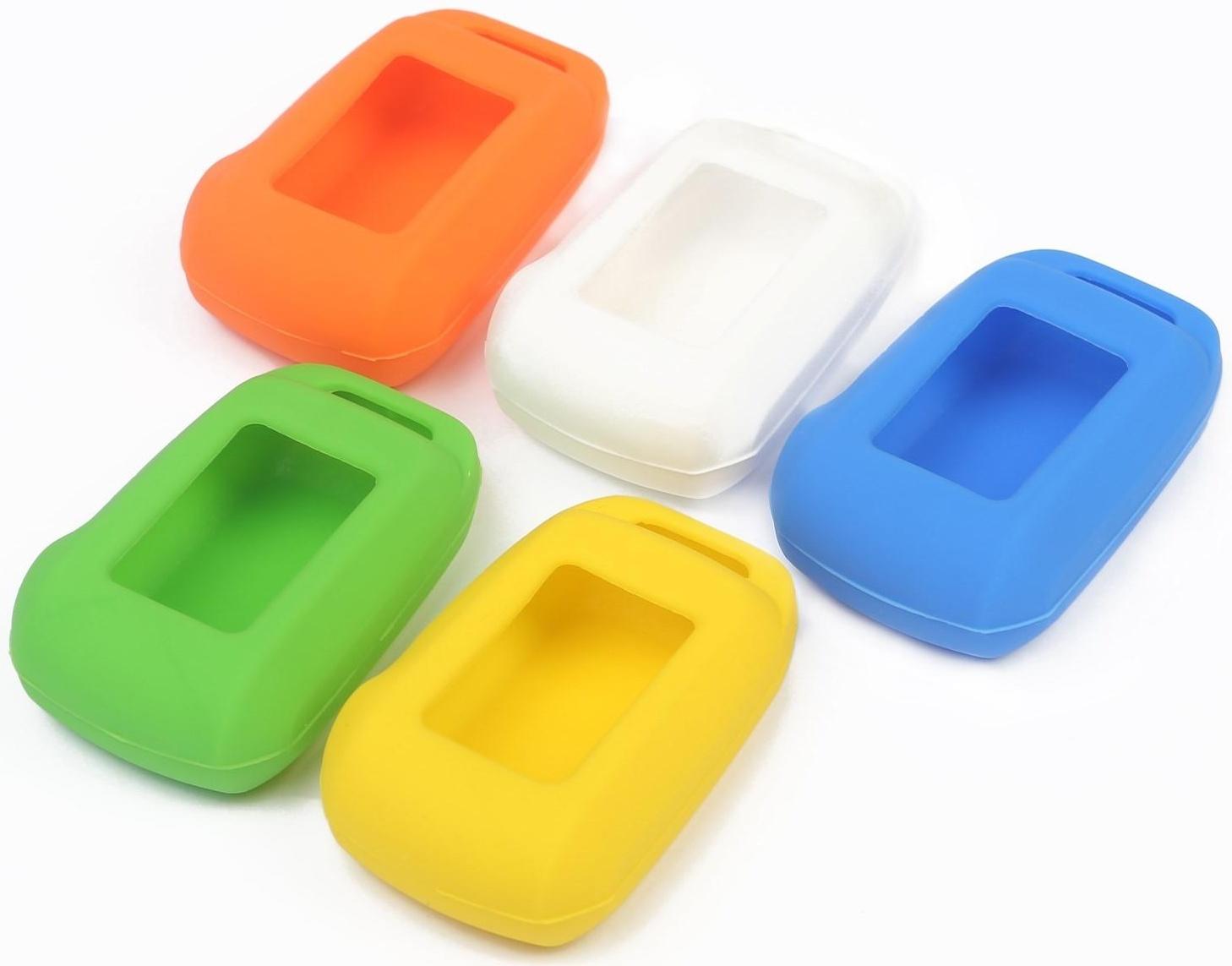 Чехол брелока Starline модель A62, A92, A64, A94, силиконовый, микс