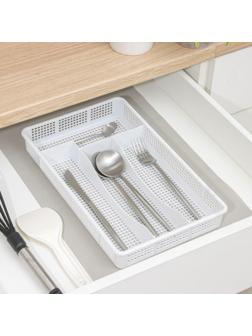 Лоток для столовых приборов Darel plastic, цвет мрамор