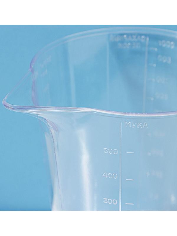 Мерная кружка Darel plastic, 1 л, цвет прозрачный