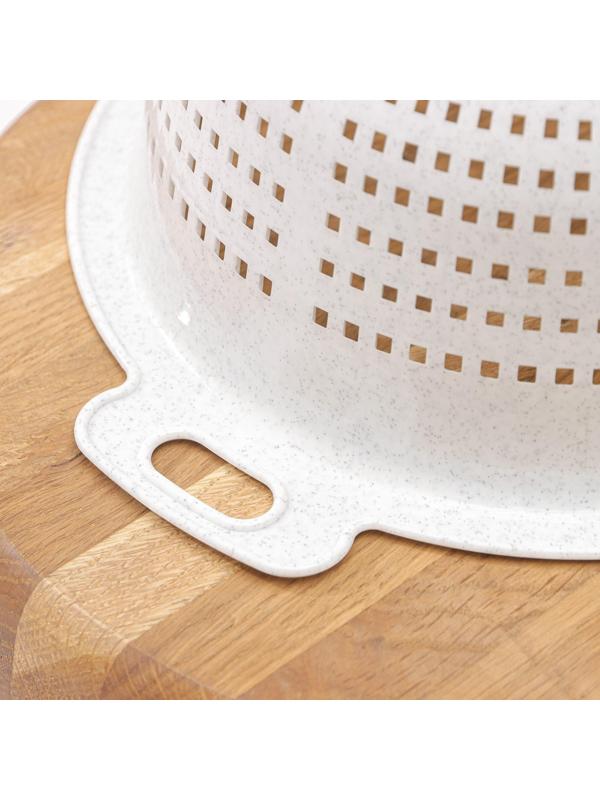 Дуршлаг кухонный, d=23,5 см, цвет мраморный