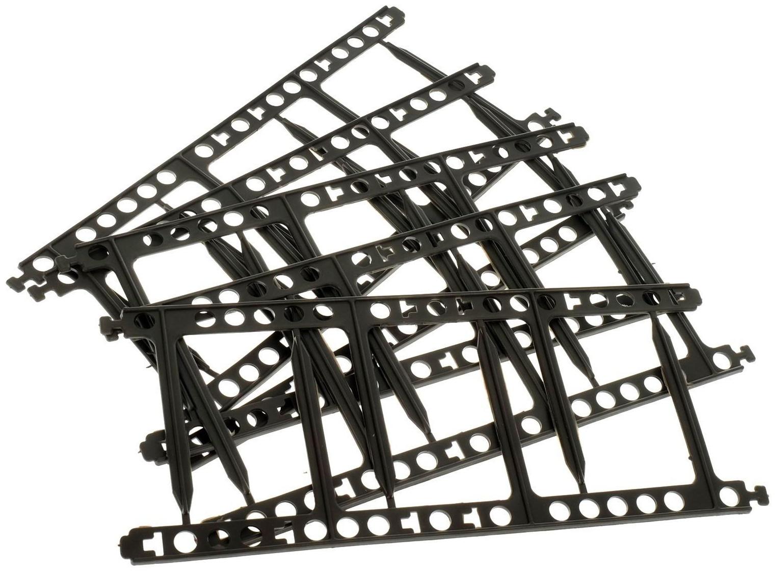 Кустодержатель для клубники, d = 11 см, пластик, набор 10 шт., цвет МИКС