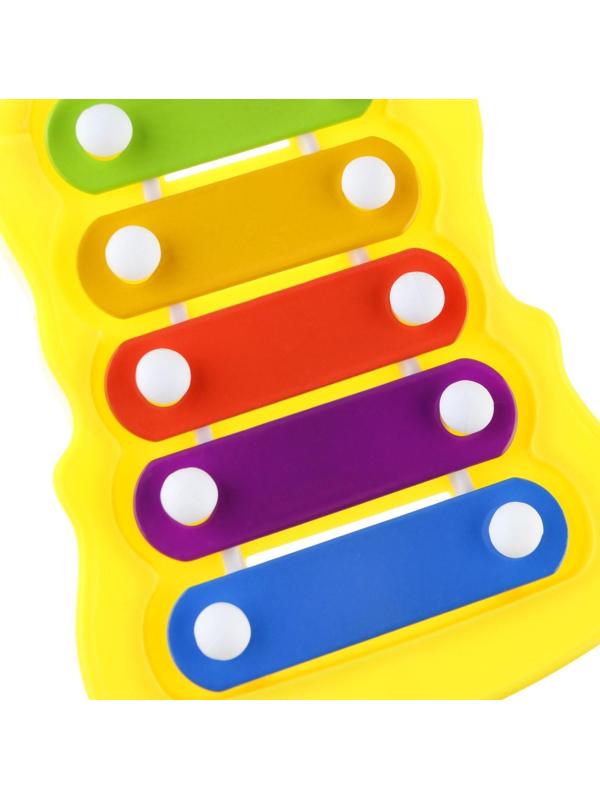 Металлофон фигурный «Синий трактор», МИКС