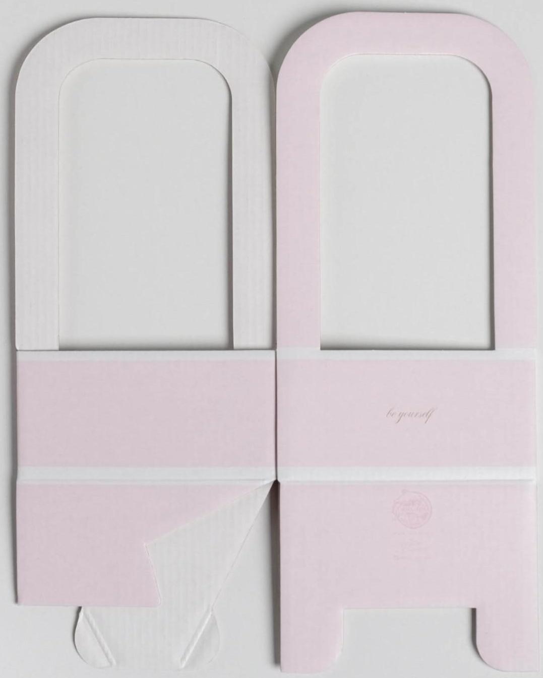 Мини–коробка из микрогофрокартона «Будь собой», 12 х 12 х 22 см