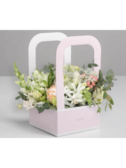 Мини–коробка из микрогофрокартона «Будь собой», 12 х 12 х 22 см