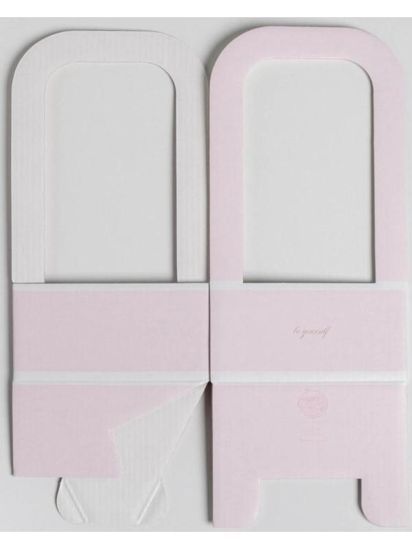 Мини–коробка из микрогофрокартона «Будь собой», 12 х 12 х 22 см