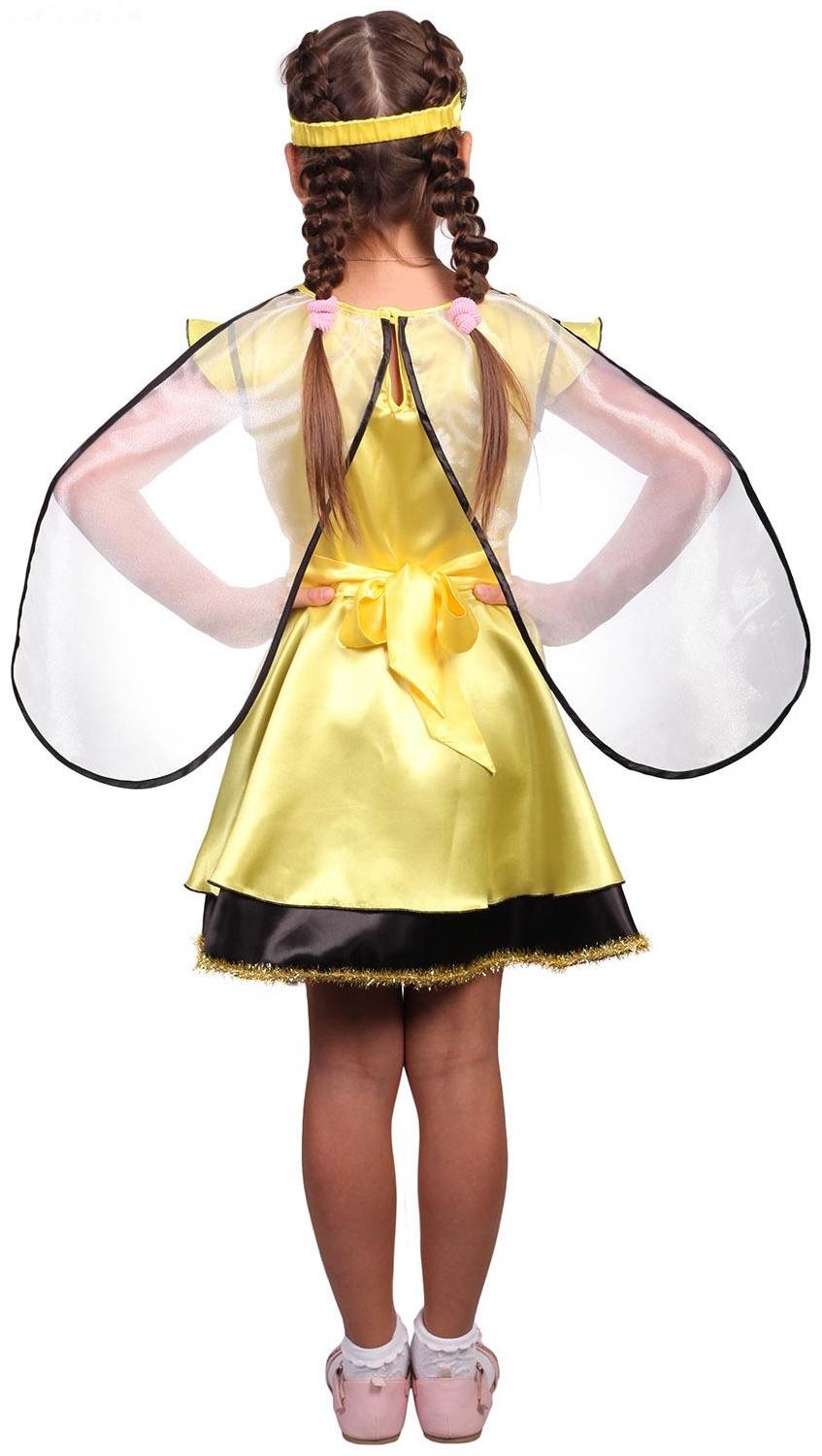 Карнавальный костюм «Муха», платье, повязка, р. 30, рост 110-116 см