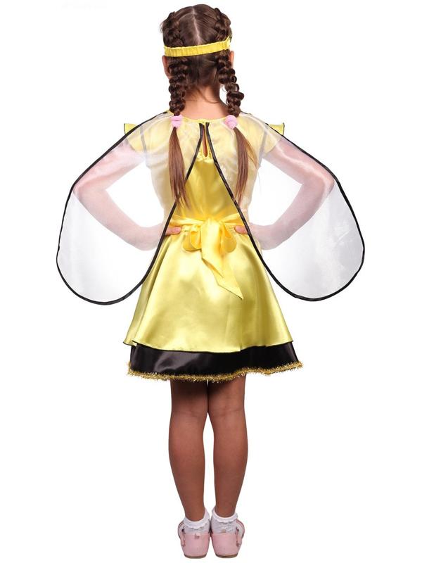 Карнавальный костюм «Муха», платье, повязка, р. 30, рост 110-116 см