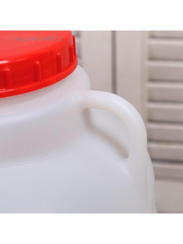 Фляга-бочка пищевая, 5 л, белая