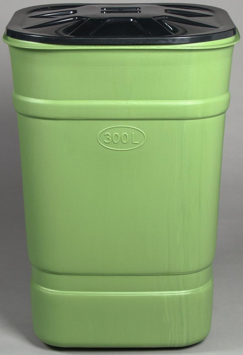 Бочка-бак пищевая, 300 л, с крышкой, цвет МИКС