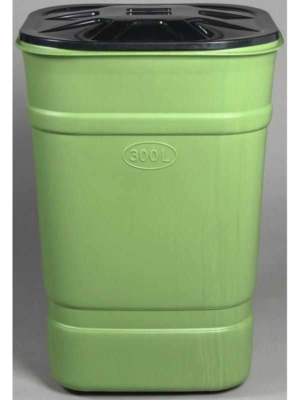 Бочка-бак пищевая, 300 л, с крышкой, цвет МИКС