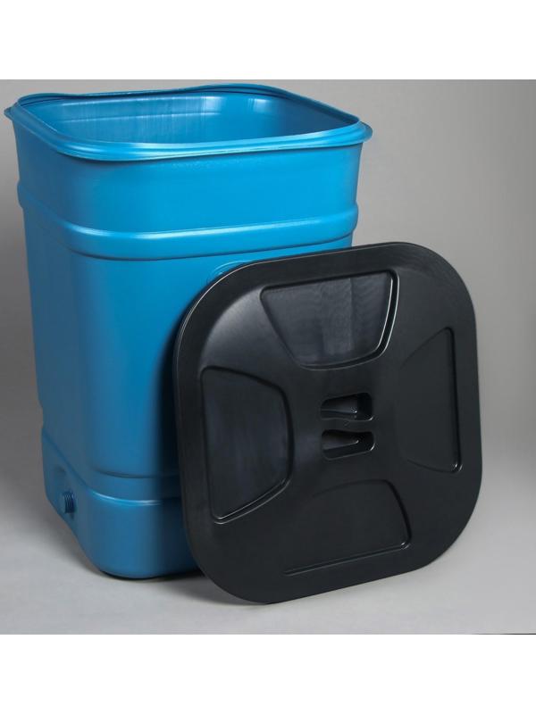 Бочка-бак пищевая, 300 л, с крышкой, цвет МИКС