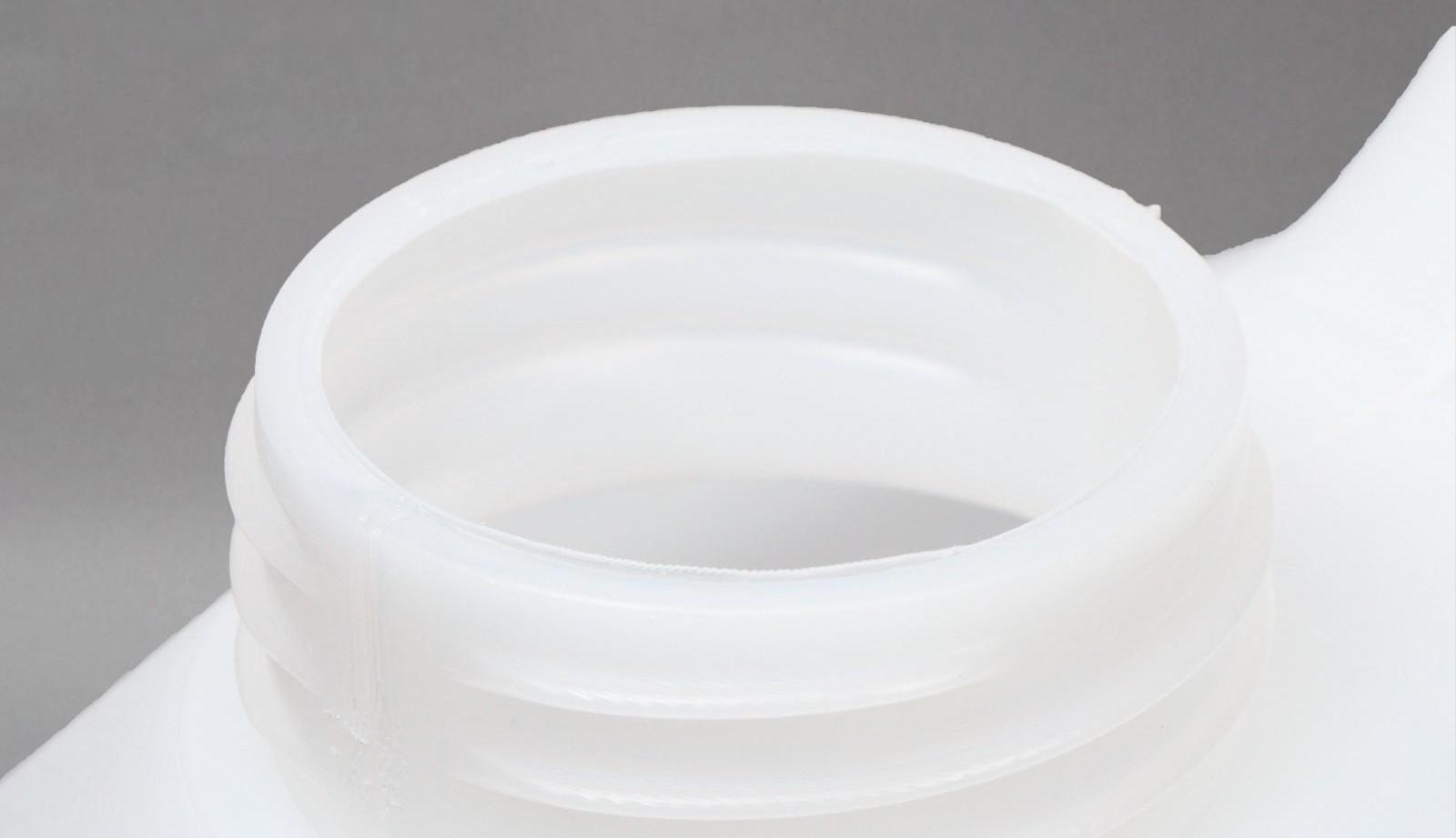 Канистра пищевая, 10 л, диаметр горловины 45 мм, белая