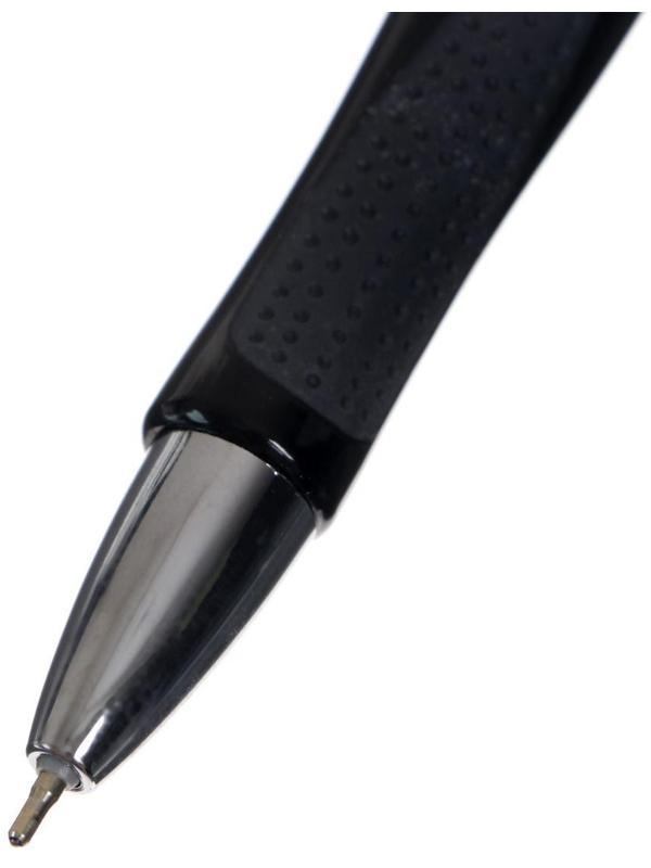 Ручка шариковая, автоматическая Vinson 0.5 мм, с резиновым держателем, стержень масляный синий, МИКС