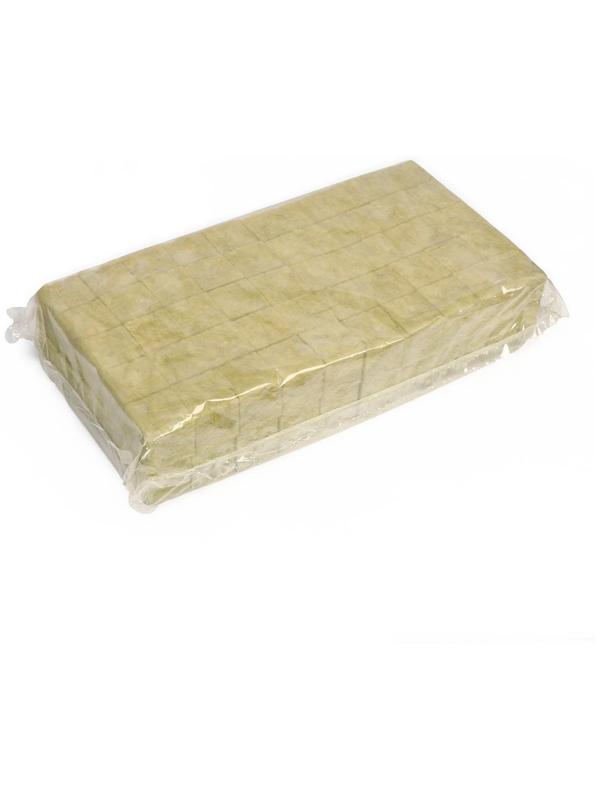 Субстрат минераловатный в кубике, 4 × 4 × 4 см, «Эковер» / 100 шт.