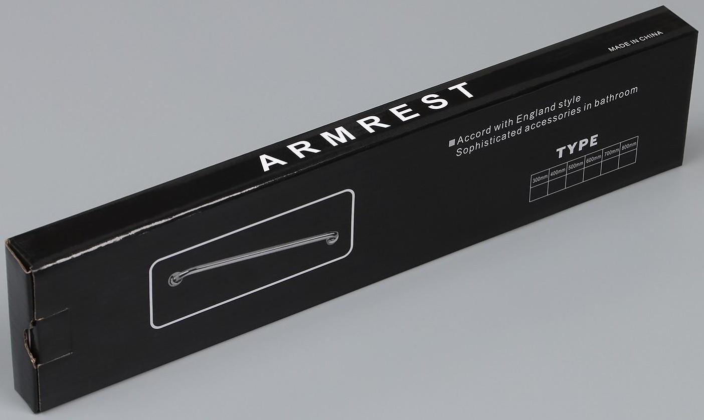 Поручень для ванны 40×5×7,5 см, нержавеющая сталь