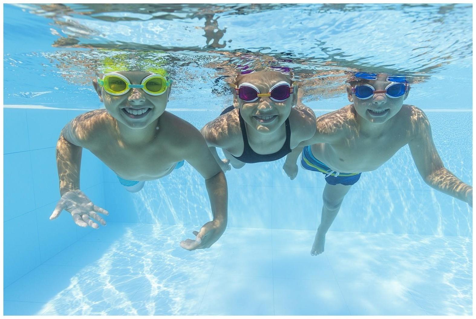 Очки для плавания Ocean Wave, от 7 лет, цвета МИКС, 21048 Bestway