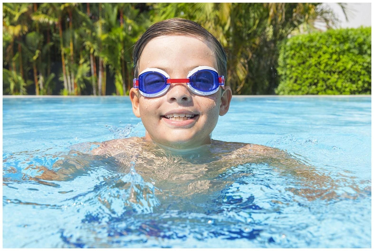 Очки для плавания Ocean Wave, от 7 лет, цвета МИКС, 21048 Bestway