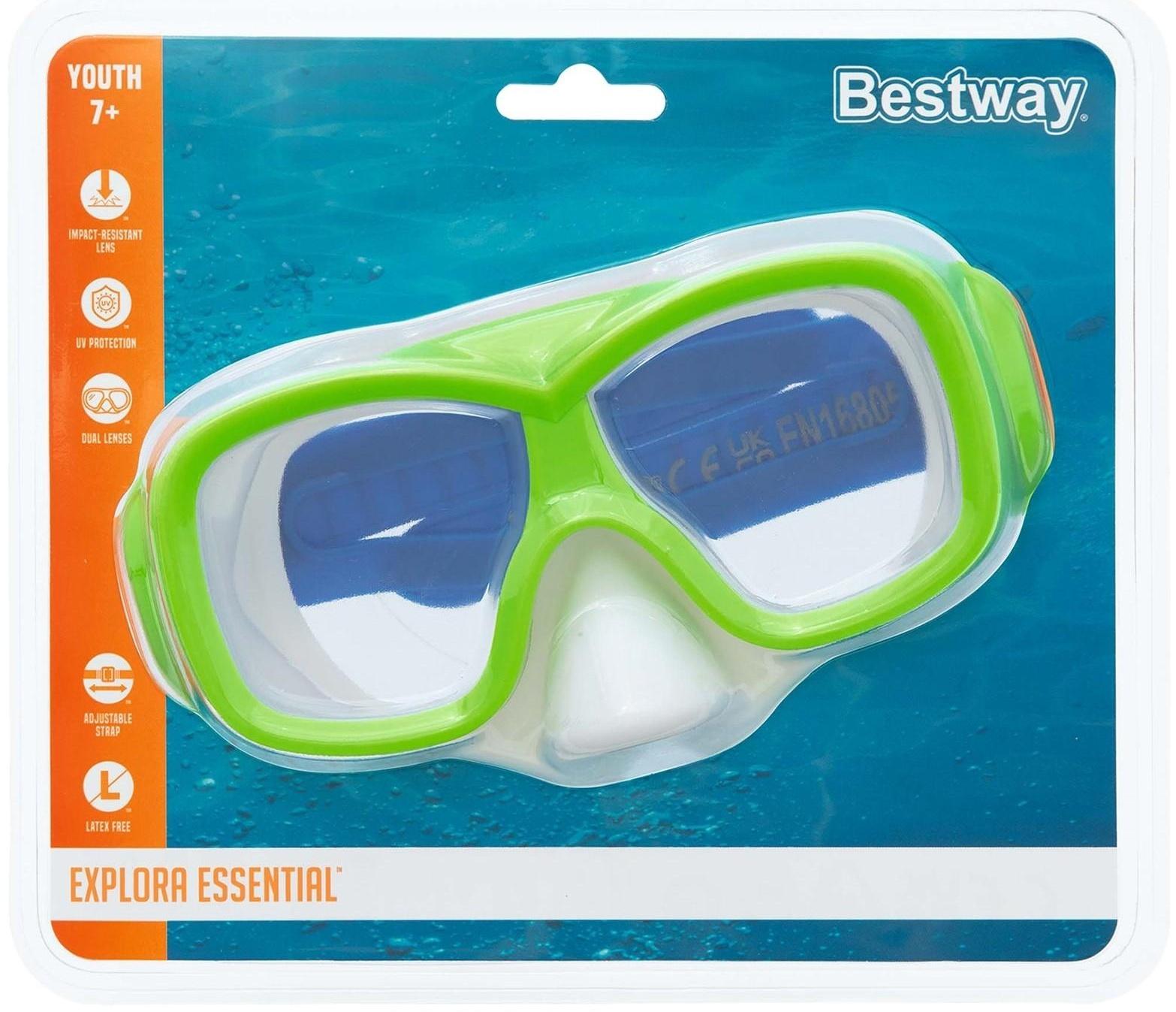 Маска для плавания Aquanaut, от 7 лет, цвета МИКС, 22039 Bestway