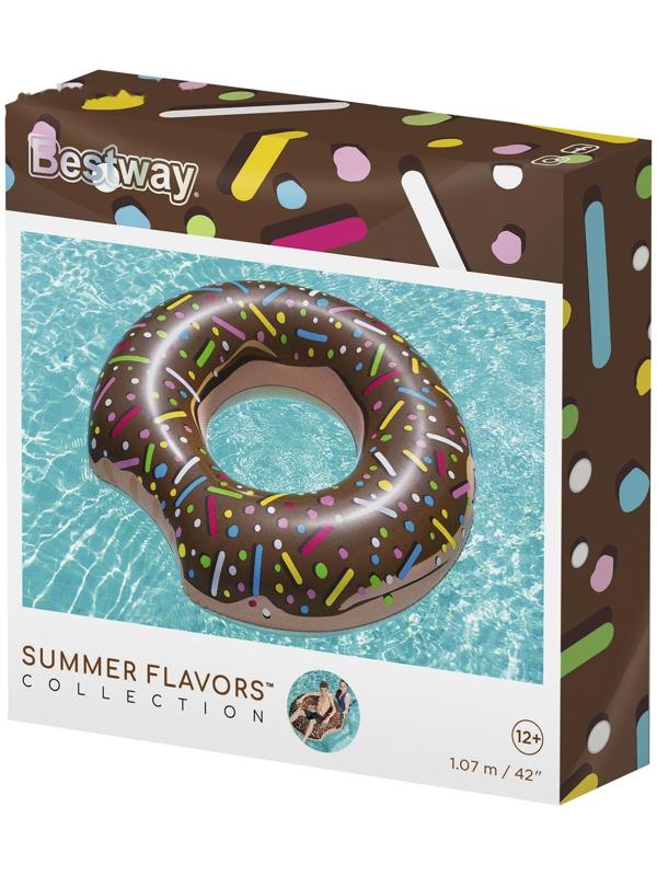 Круг для плавания «Пончик», d=107 см, от 12 лет, цвета МИКС, 36118 Bestway