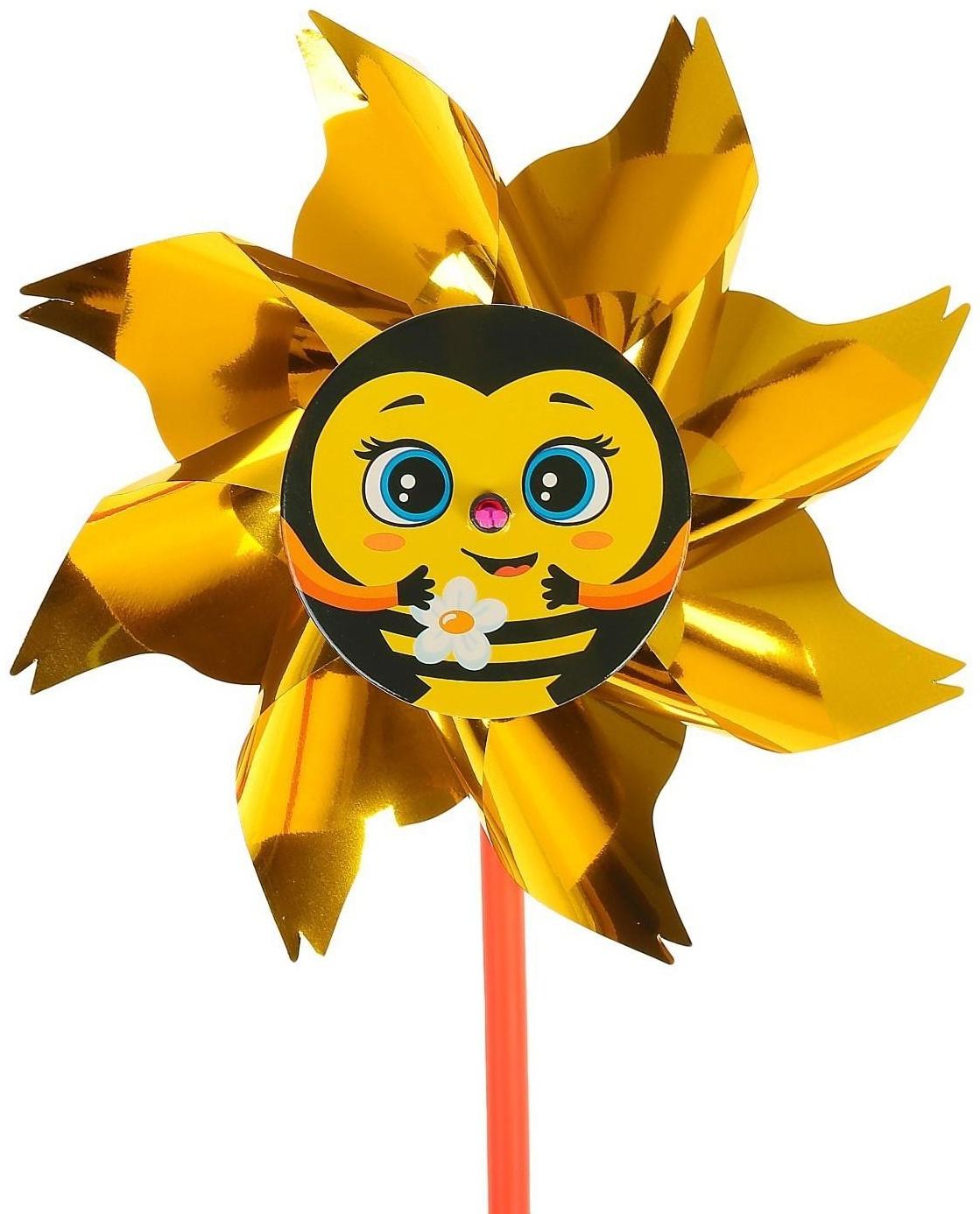 Ветерок с фольгой «Пчёлка», 36 см