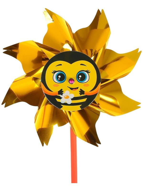 Ветерок с фольгой «Пчёлка», 36 см