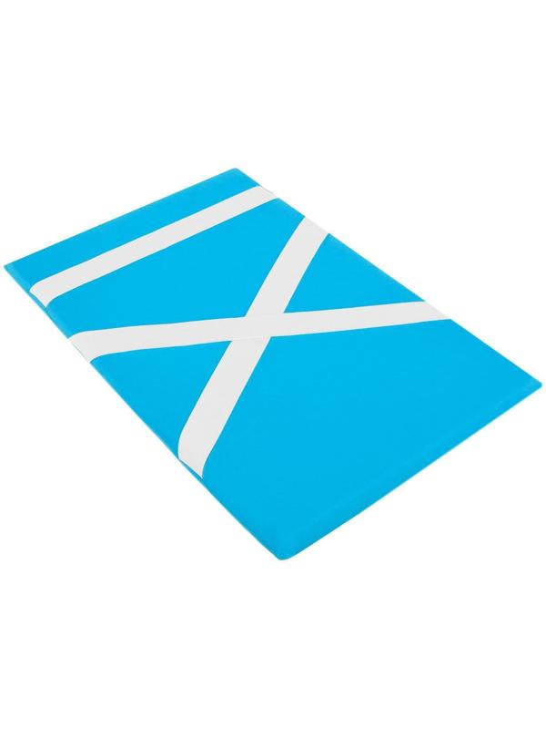 Защита спины гимнастическая (подушка для растяжки) лайкра, морская волна, 38 х 25 см