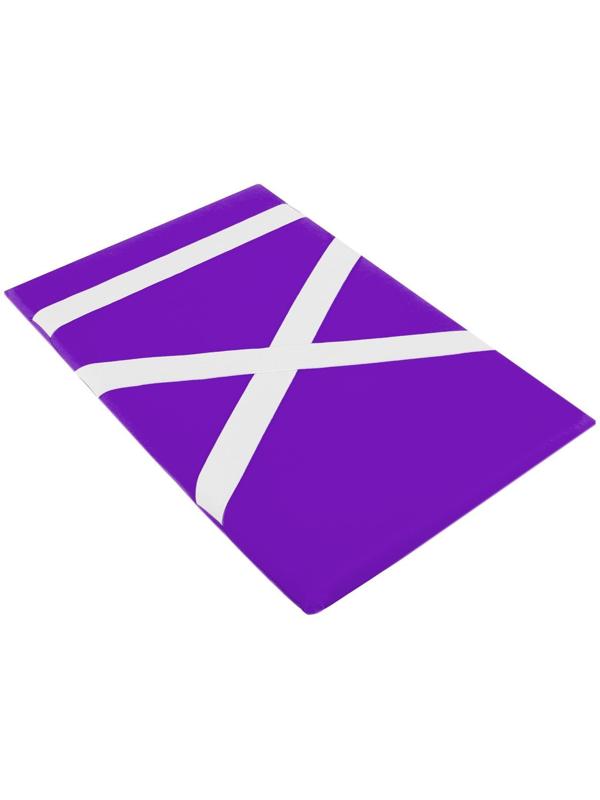 Защита спины гимнастическая (подушка для растяжки) лайкра, цвет фиолетовый