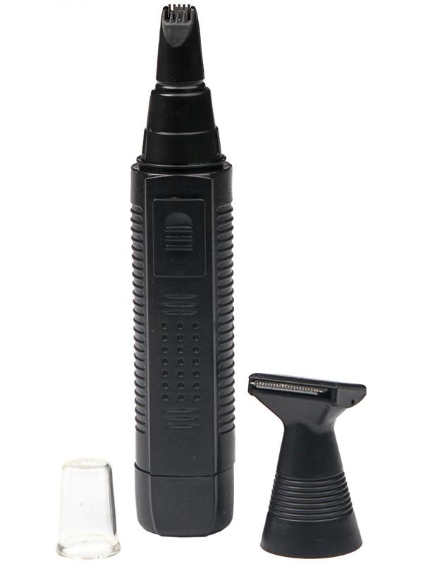 Триммер для волос и бороды Luazon LTRI-13, 2 насадки, 1*АА (не в комплекте), чёрный