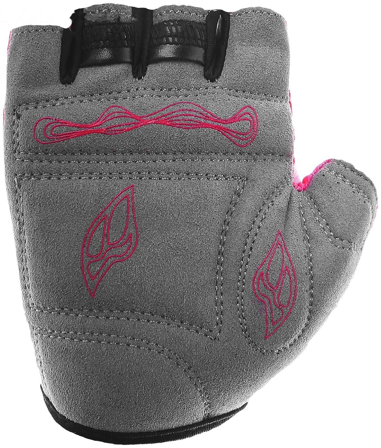 Перчатки велосипедные детские STG, размер S, цвет розовый