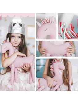 Мягкая игрушка «Мягкий Единорожка», набор для шитья, 15,6 × 22,4 × 5,2 см