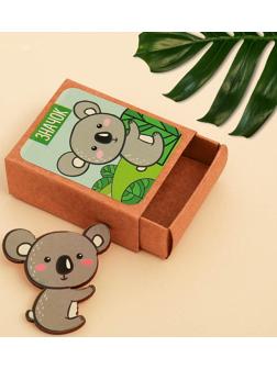 Значок в коробочке «Коала» 5 х 4 см